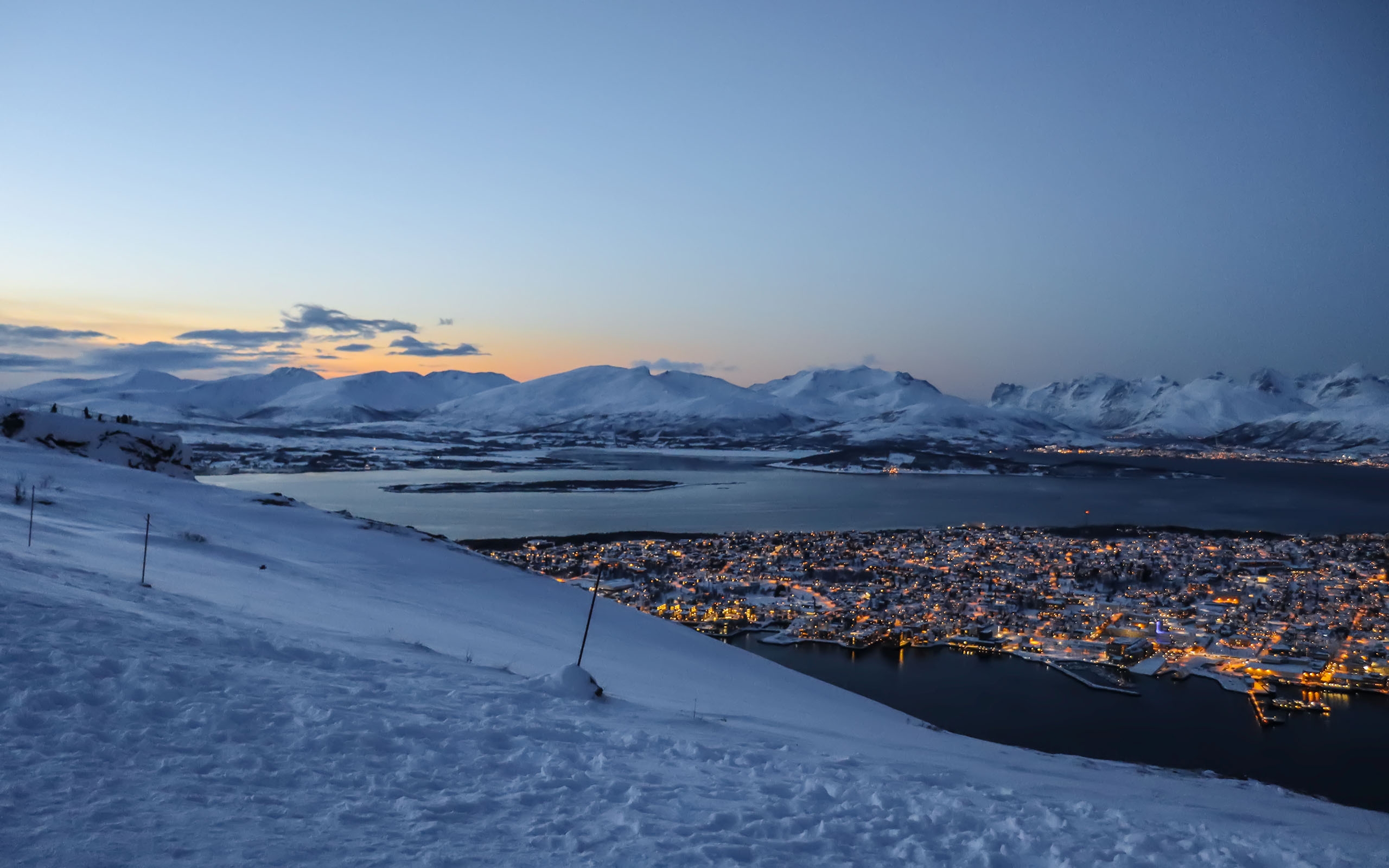雪国挪威迷人景色
