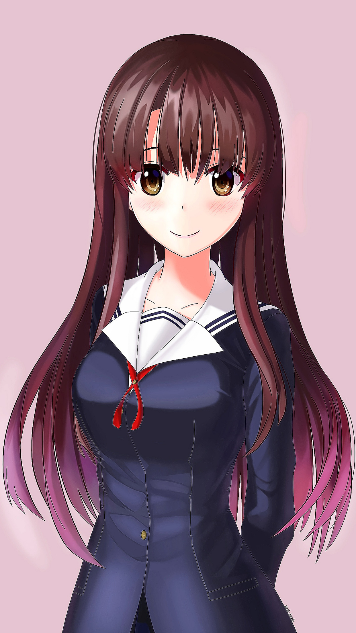 《路人女主的养成方法》动漫壁纸,号称路人王的加藤惠其实很可爱