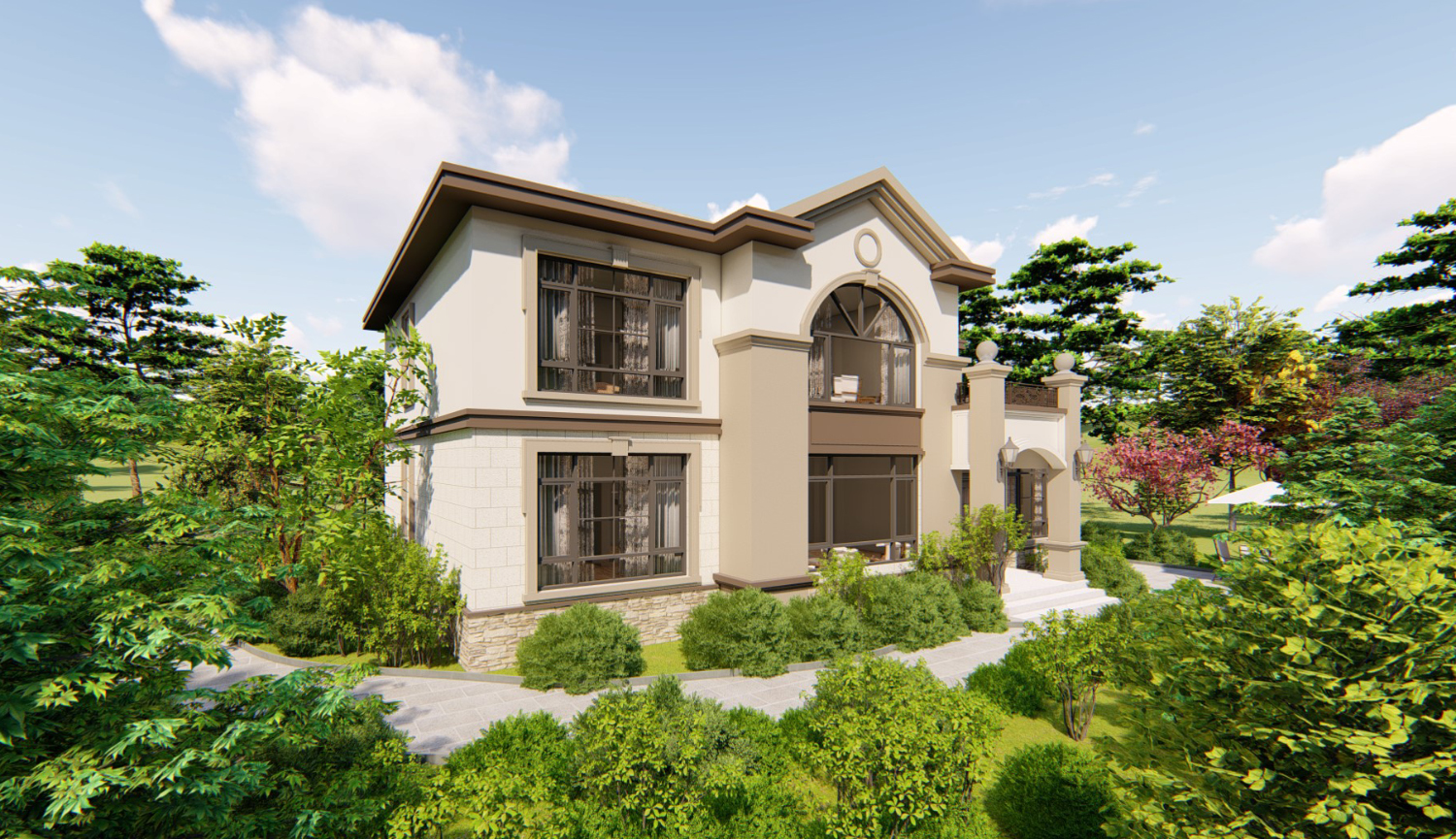 内蒙古赤峰刘家欧式别墅