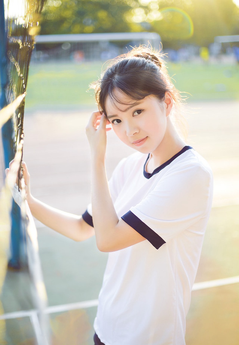 活力满满的可爱女孩,青春摄影写真图集