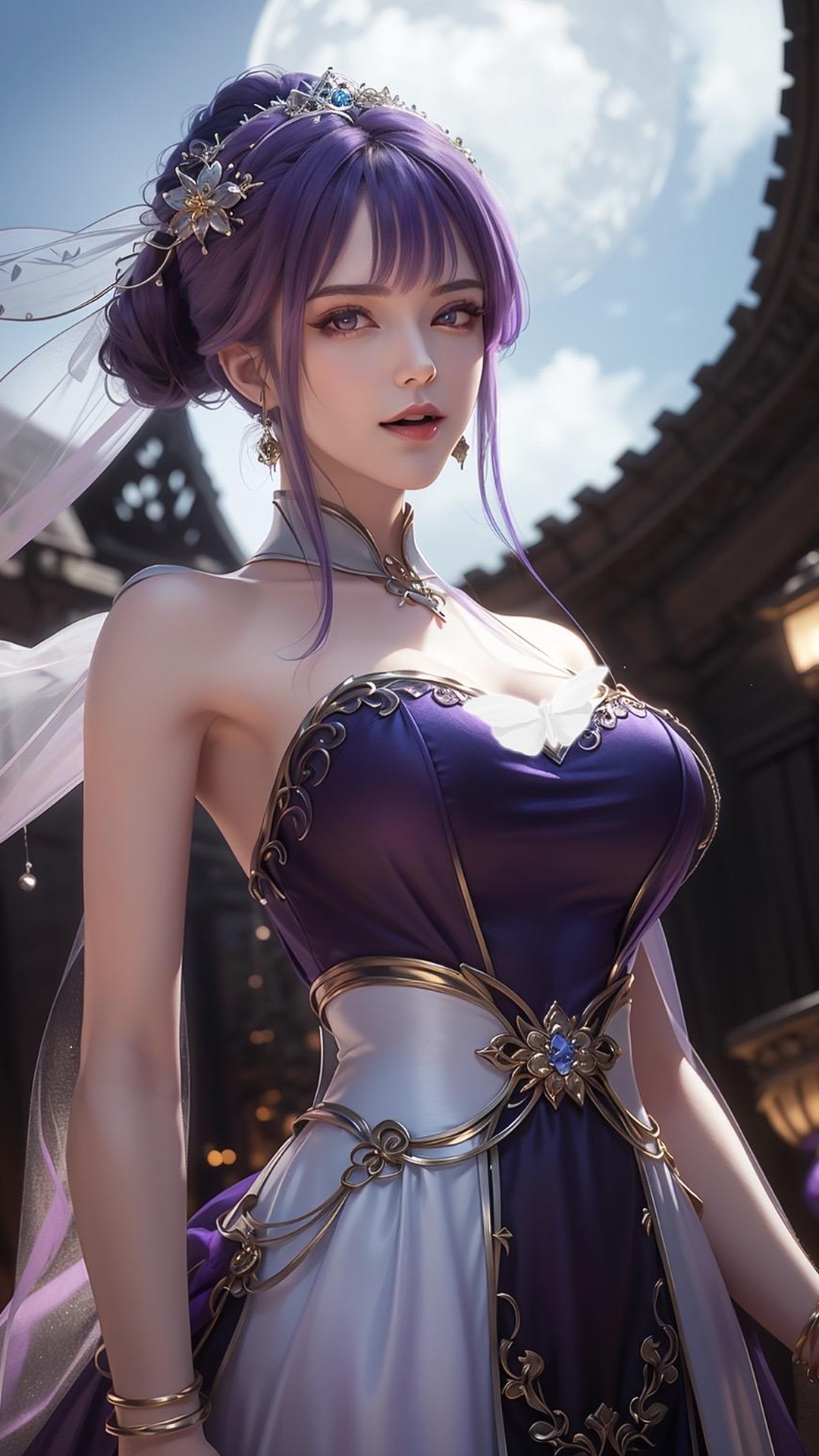 国漫女神ai手机壁纸:黑化云落与杀戮少女,喜欢哪个呢