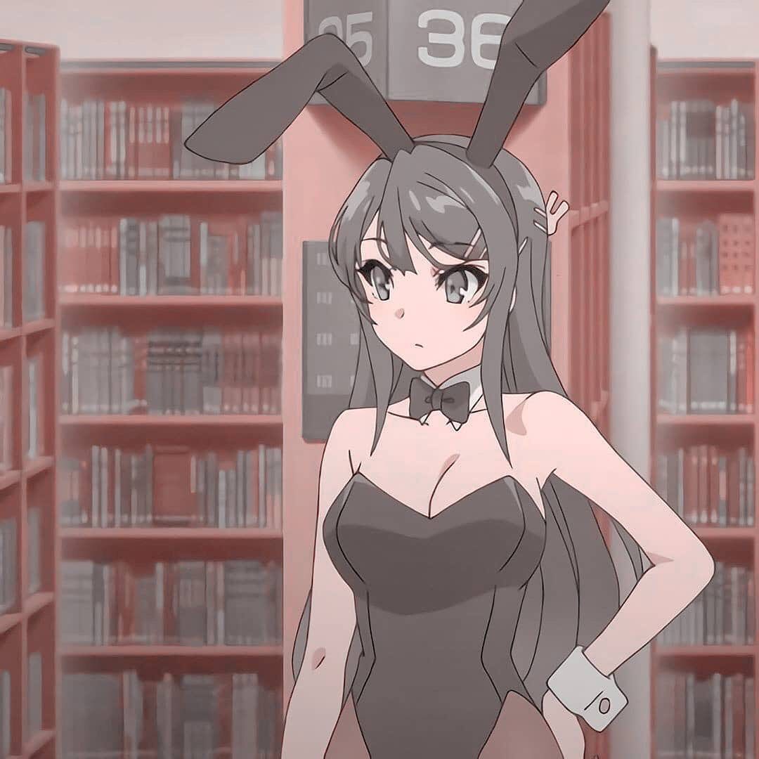 「第71期」动漫女头:樱岛麻衣无水印女生头像