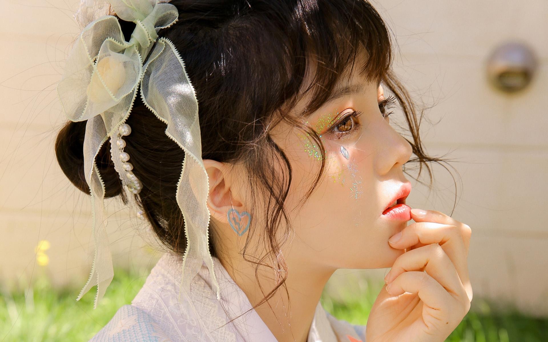 纯情和服少女唯美梦幻撩人仙气