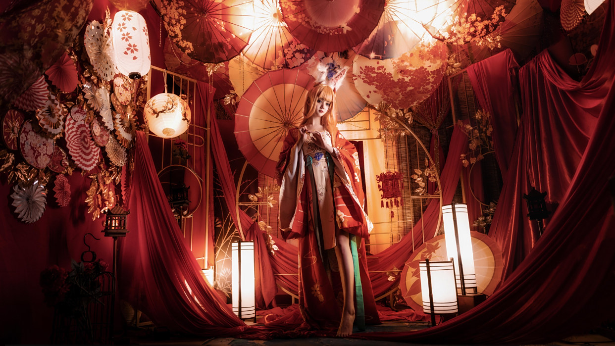 千灯之约,不夜长安,公孙离幻舞玲珑cos