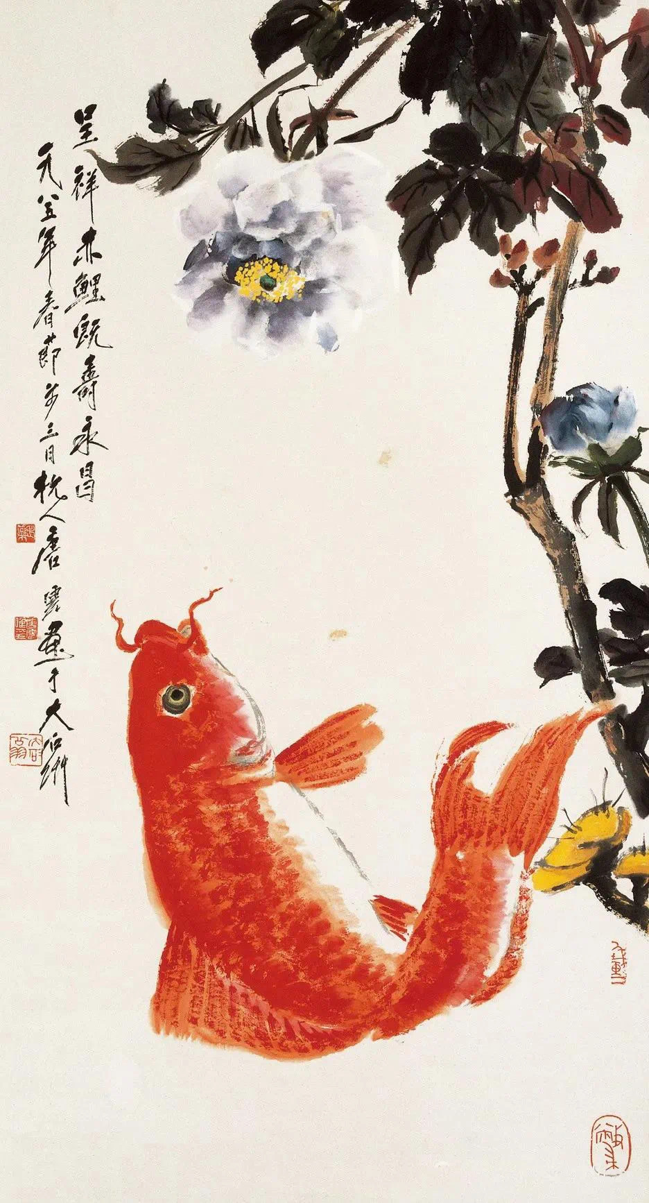 活力清新——画家唐云笔下欢乐喜庆的新春写意国画作品