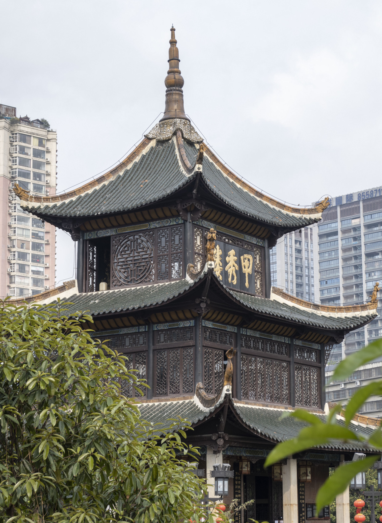 一组冬日贵阳甲秀楼美图,黔南第一名楼,景色真的美