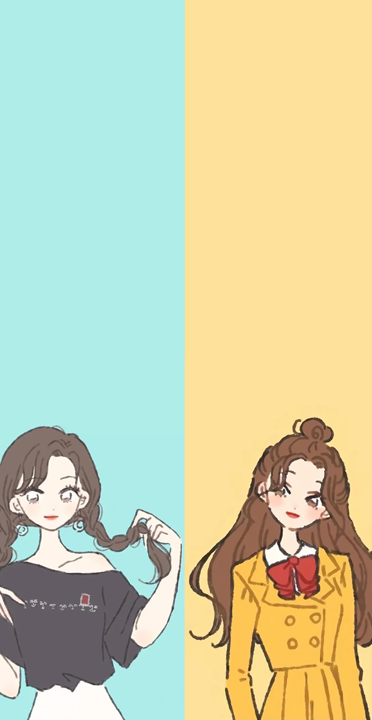 小清新聊天背景图,可可爱爱,快乐加倍