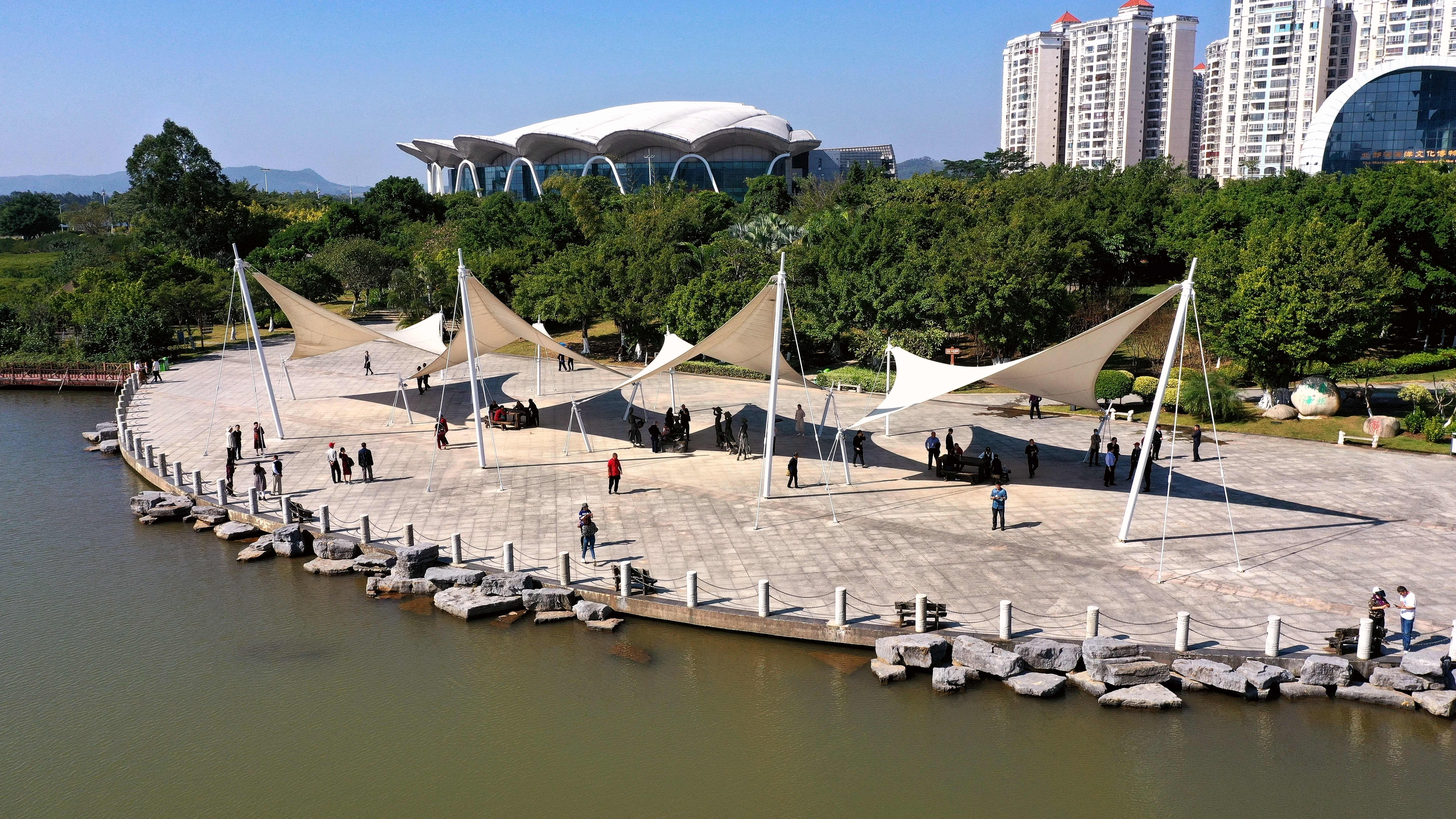 广西防城港:活力北部湾 滨海生态城