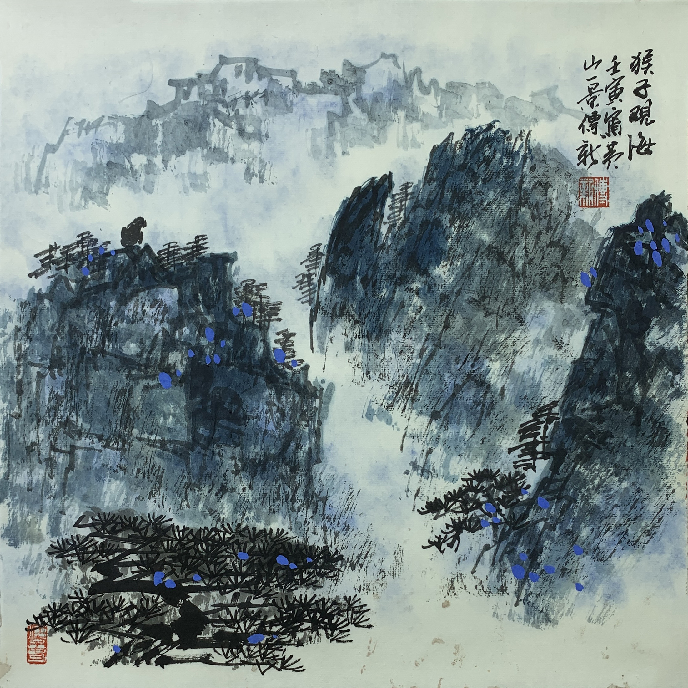 画坛近代十大巨匠之一李传新先生诗意江南作品集