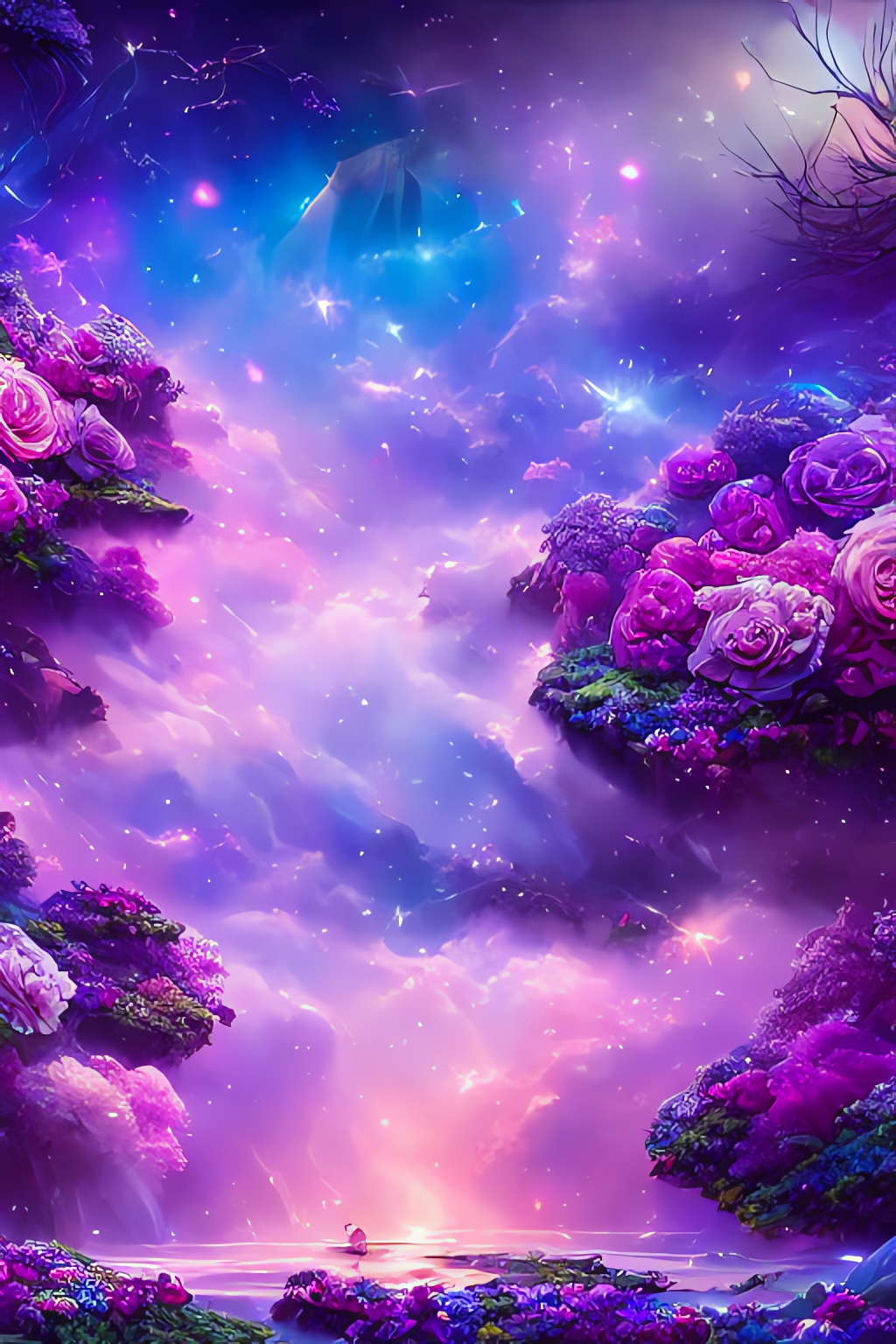 梦幻紫色 手机壁纸图片