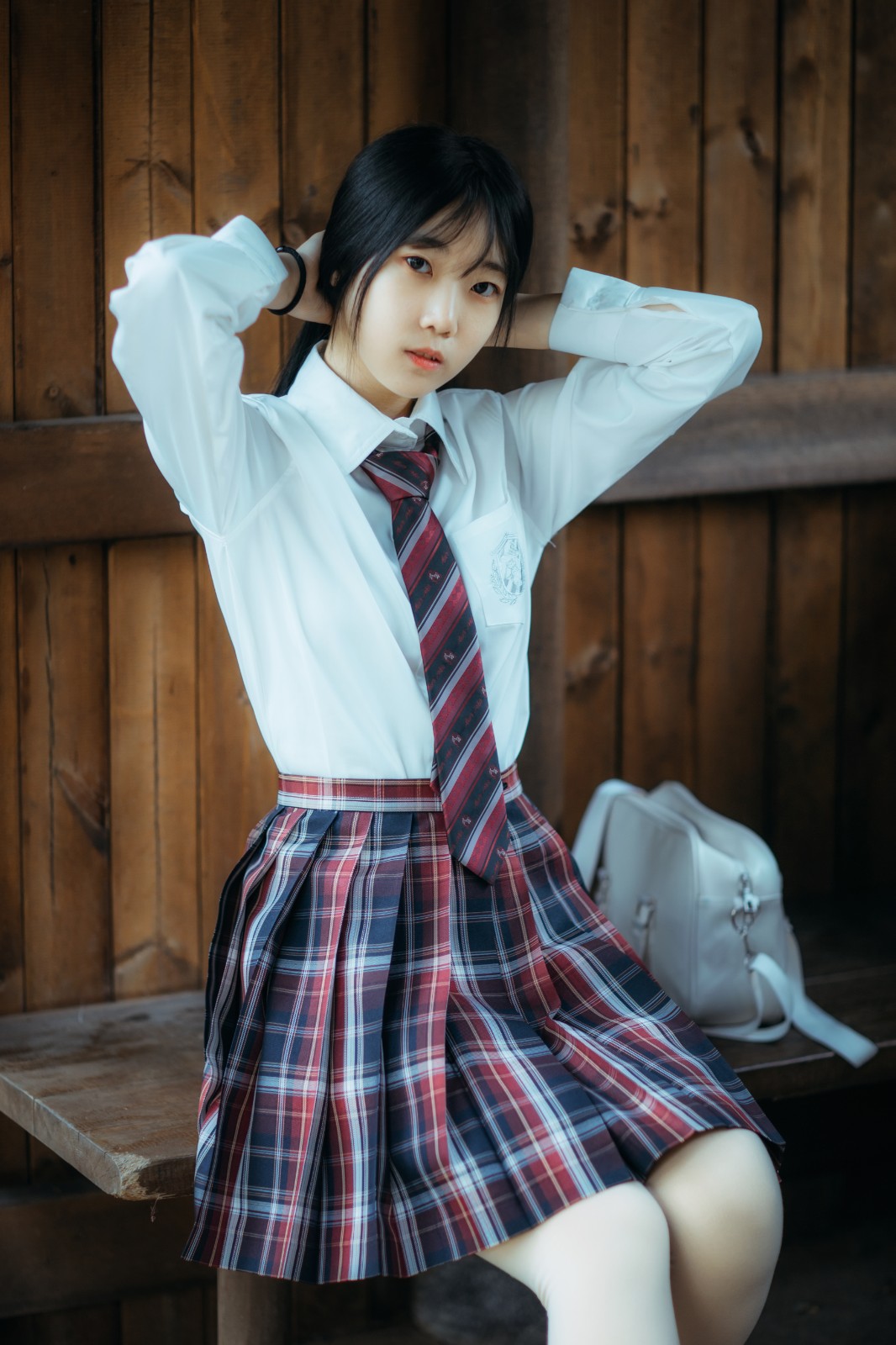 一组jk制服摄影写真图