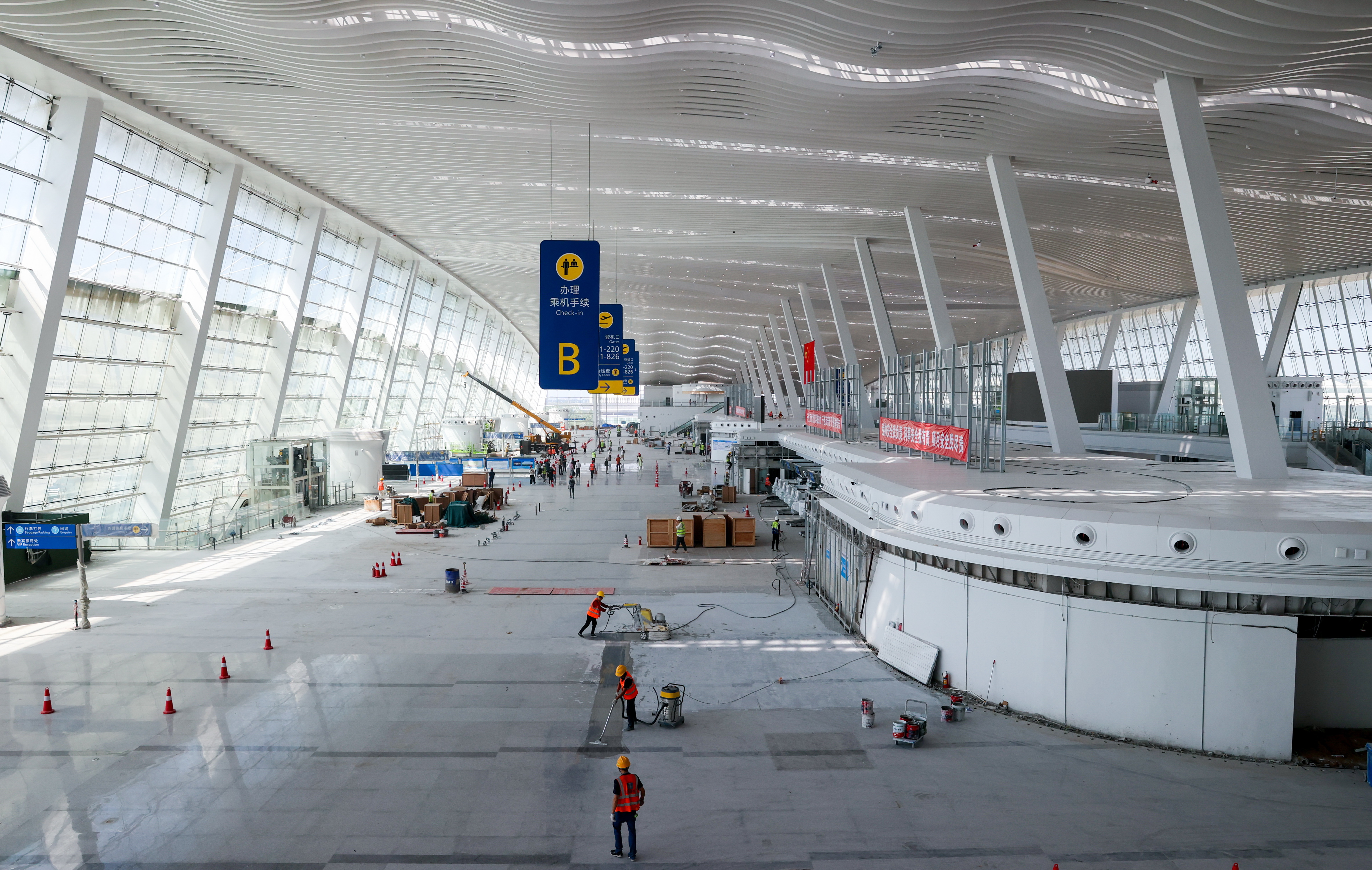 武汉天河机场t2航站楼改造工程基本完工