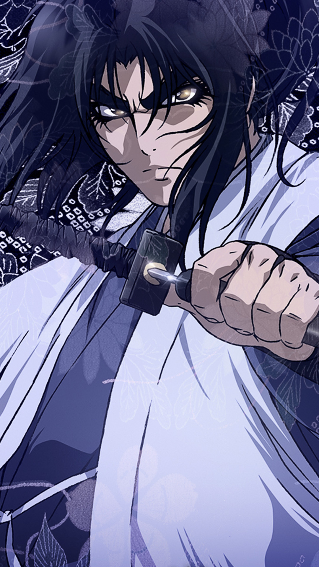 《甲贺忍法帖》手机壁纸分享,画风老旧却张力十足,眼神说明一切