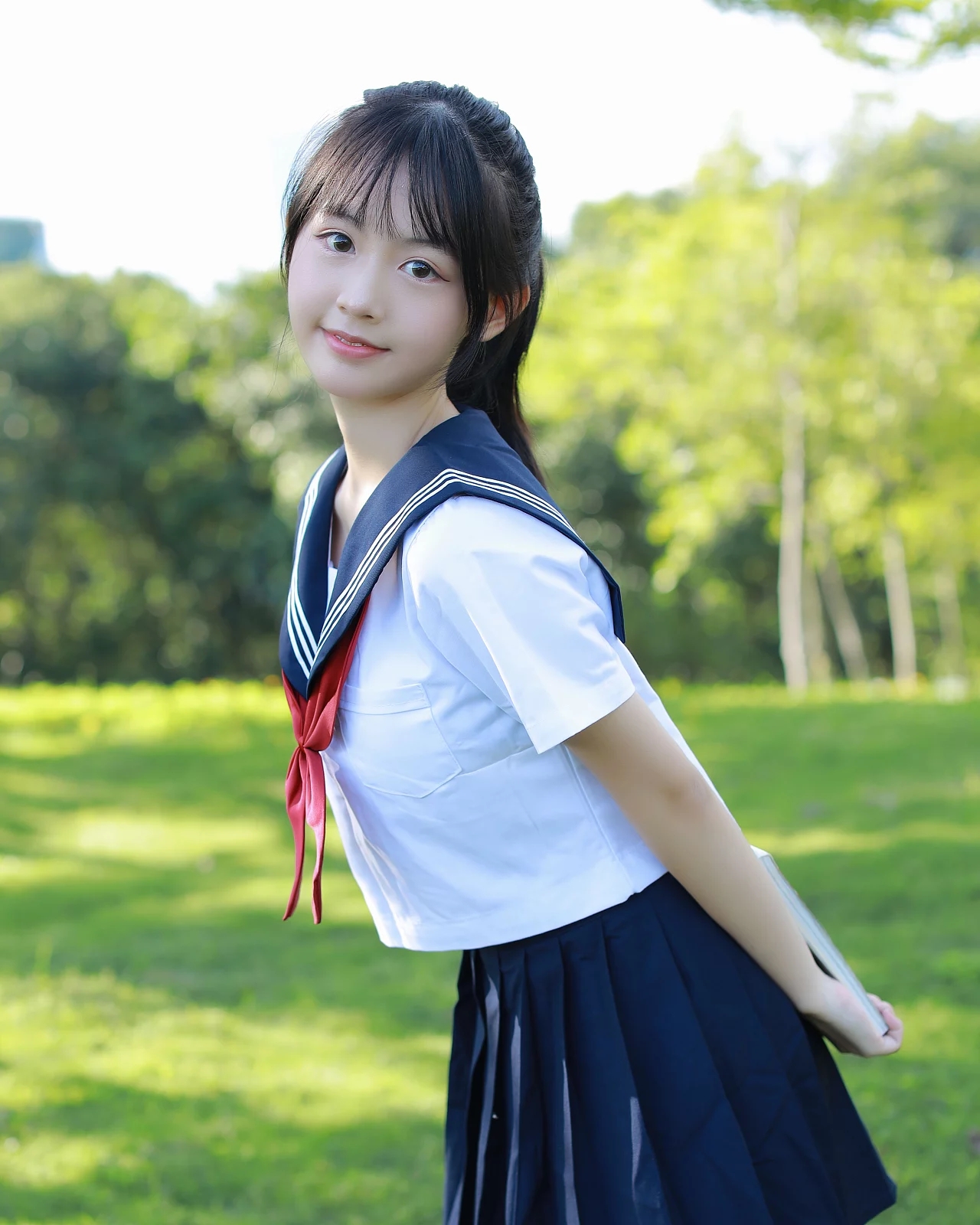 女孩清新jk制服摄影