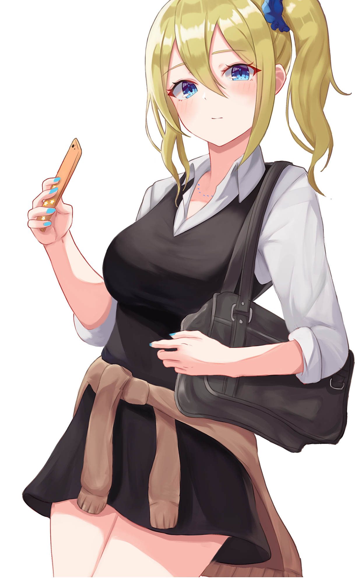 二次元日漫《辉夜大小姐》里可爱的"早坂爱"插画壁纸,收藏吧