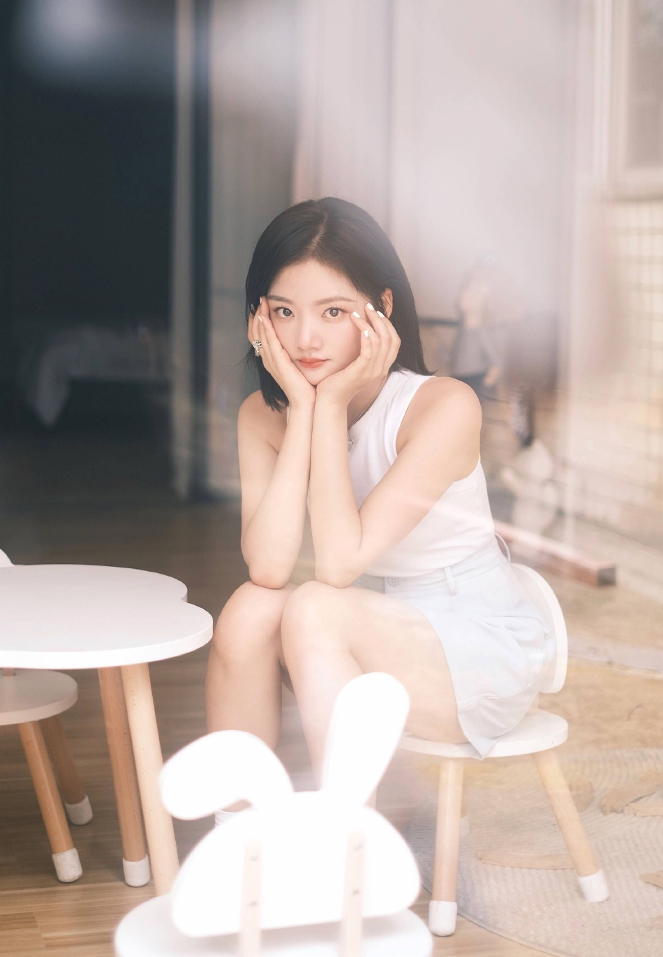 组图:任敏晒泳装随拍照秀好身材 头戴潜水镜清爽夏日感满分