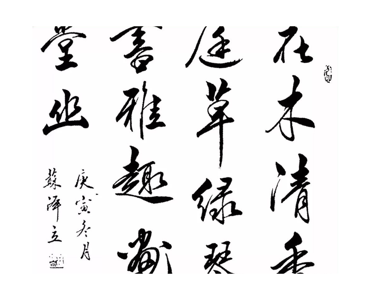 大书法家苏适之女苏泽立书法行书作品欣赏,行云流水,结体自然