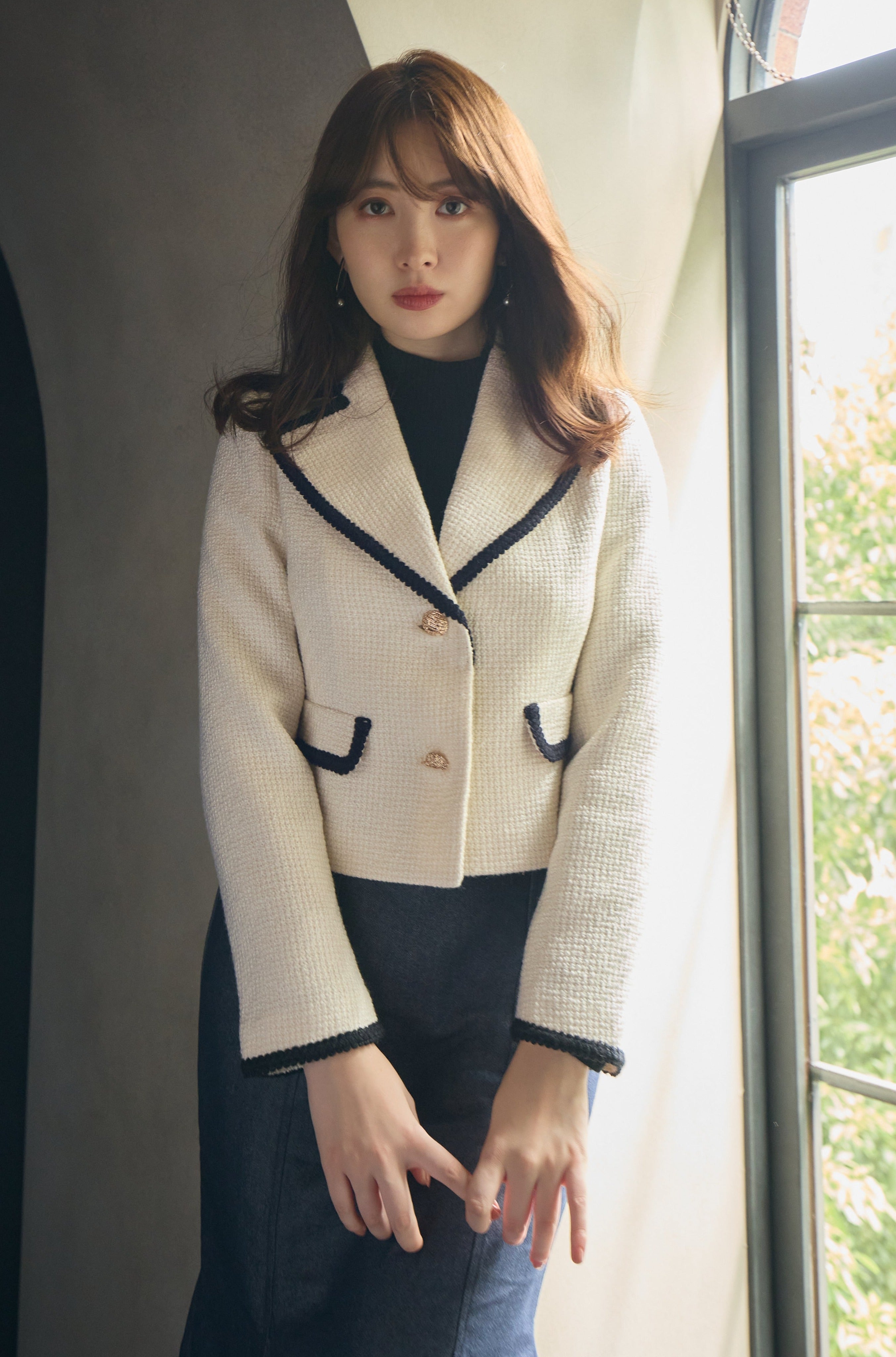 优雅而经典的小香风外套