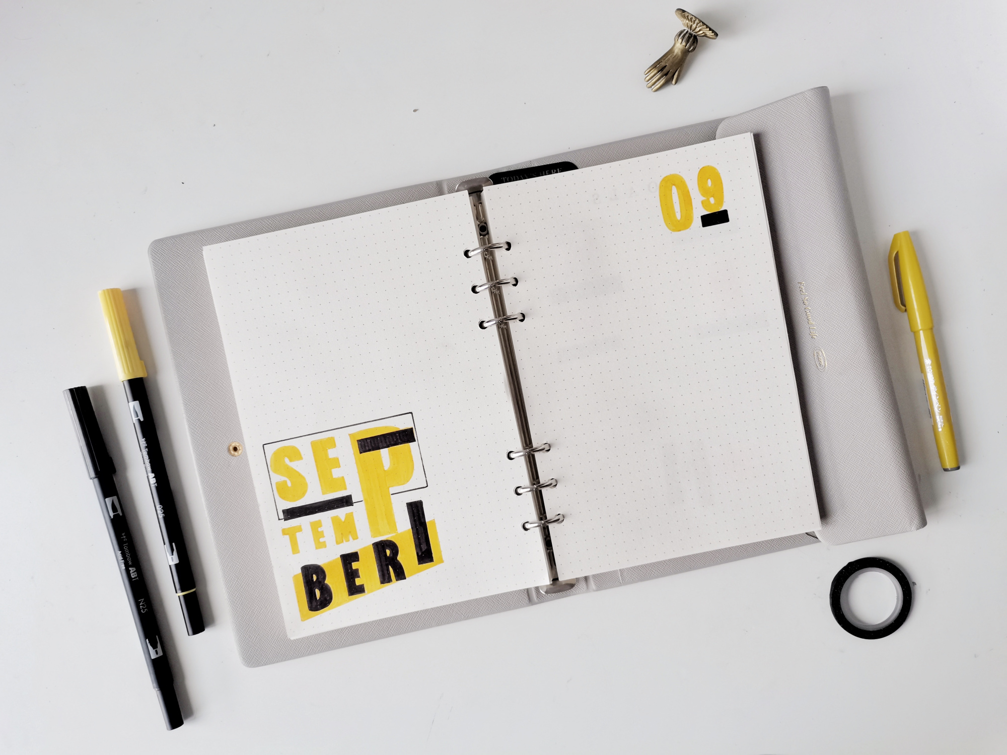 我的9月子弹笔记排版来啦!