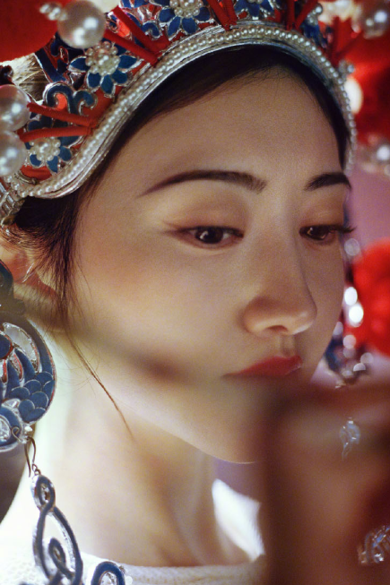 景甜国粹京剧风大片写真,英姿飒爽,朱颜玉润