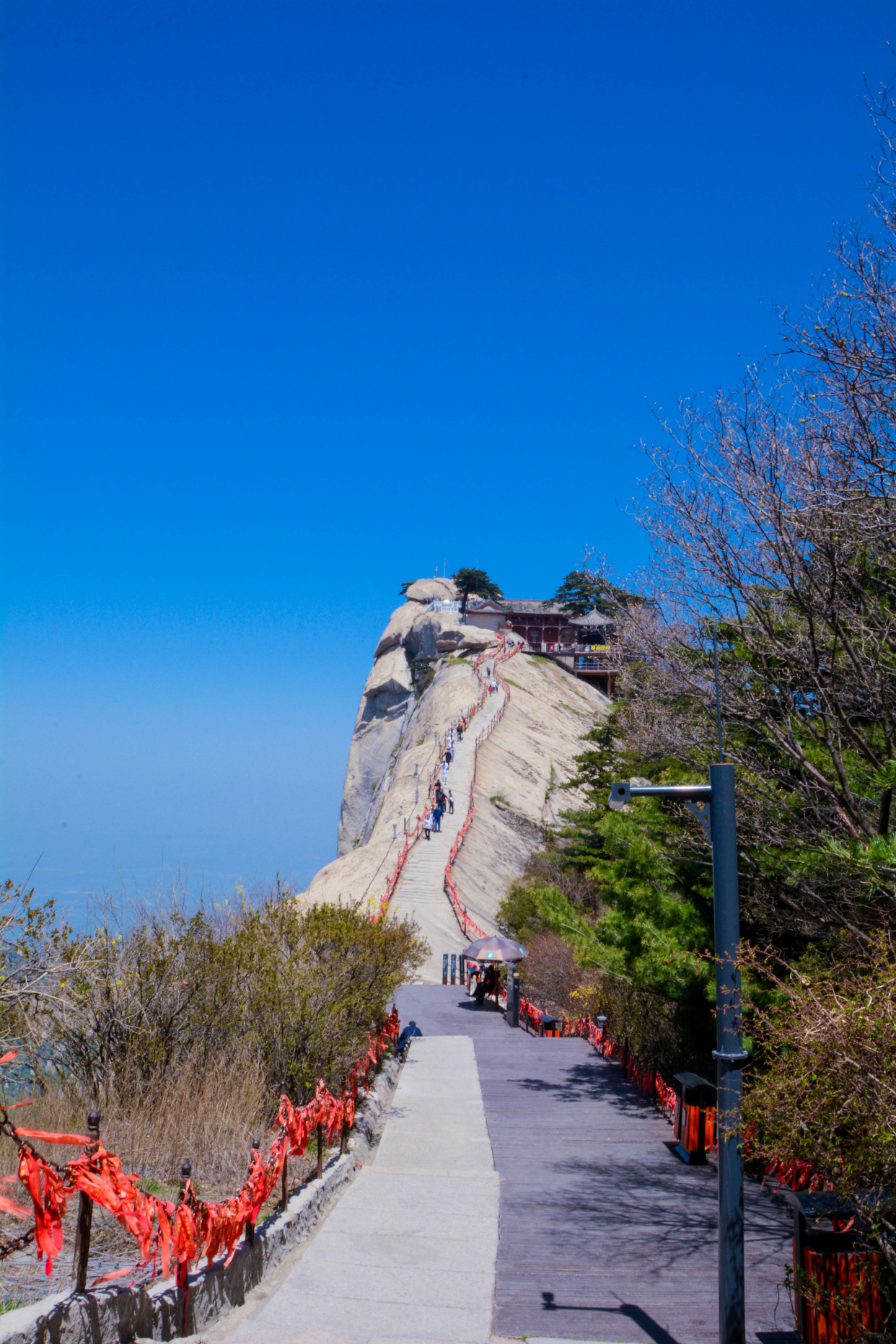 西岳华山南峰行摄