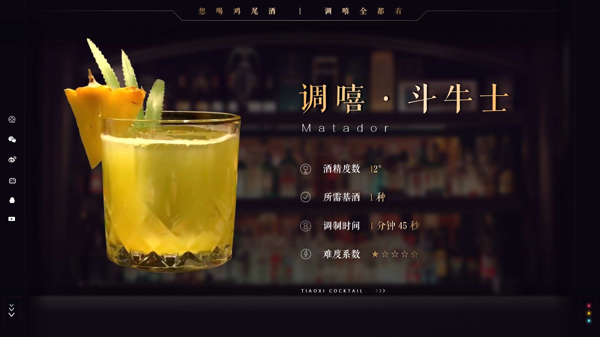 「调嘻鸡尾酒」第82集 - 斗牛士