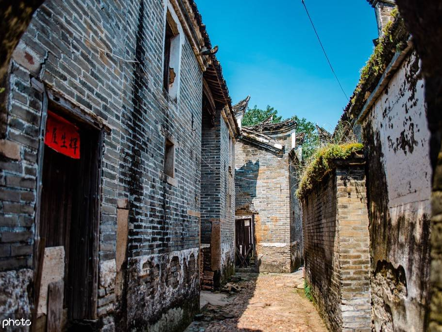 江西吉安赣江河畔景如画 千年古村古韵浓