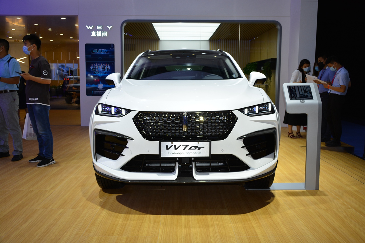 2020成都车展实拍:wey vv7 gt