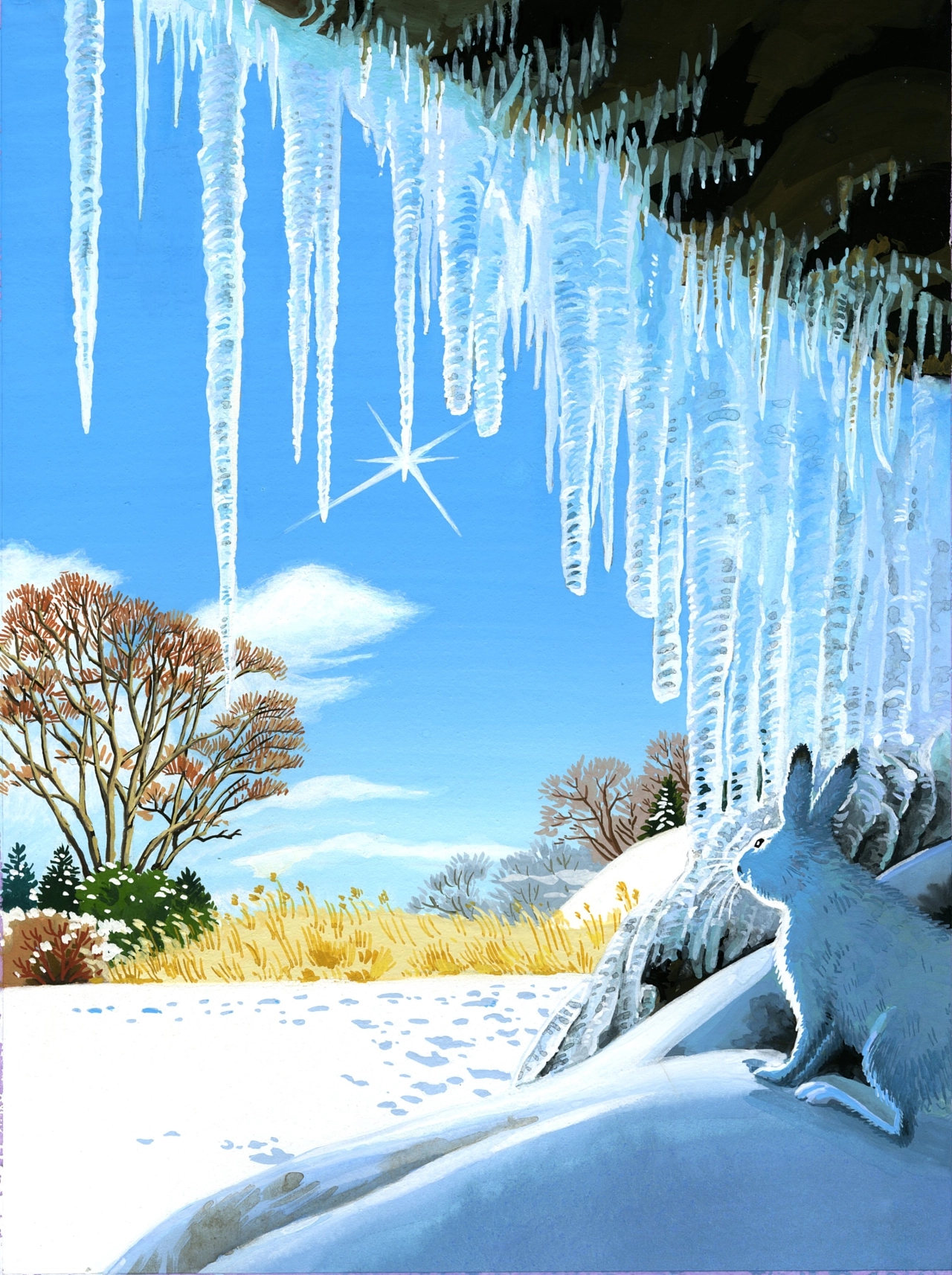 宫崎骏动画场景水彩画,精选美图