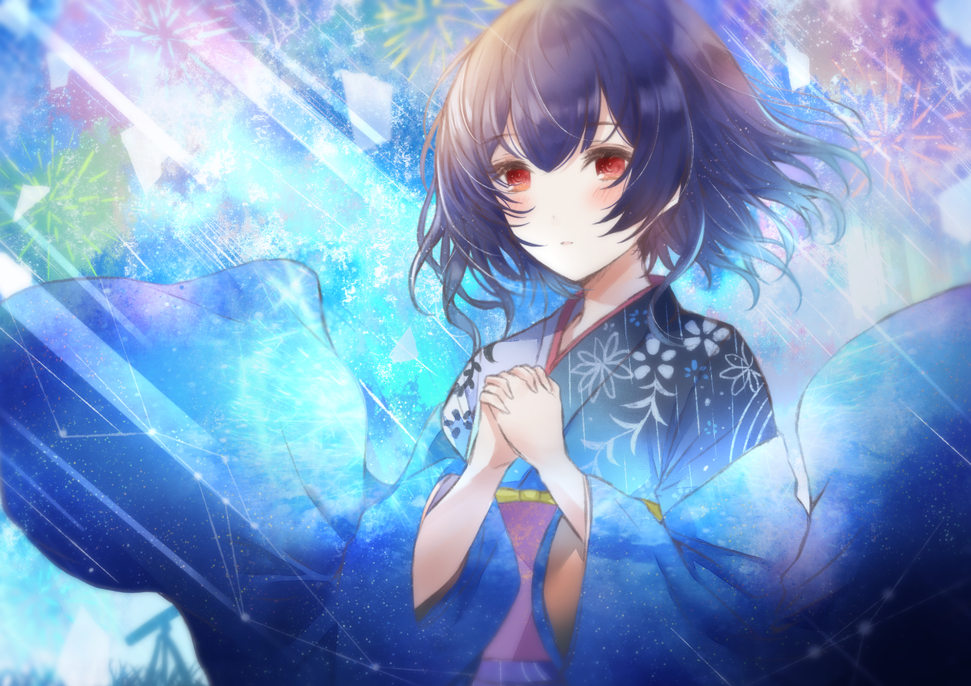 可爱的日漫猫系少女"杜野凛世"的插画壁纸来了,个性实足