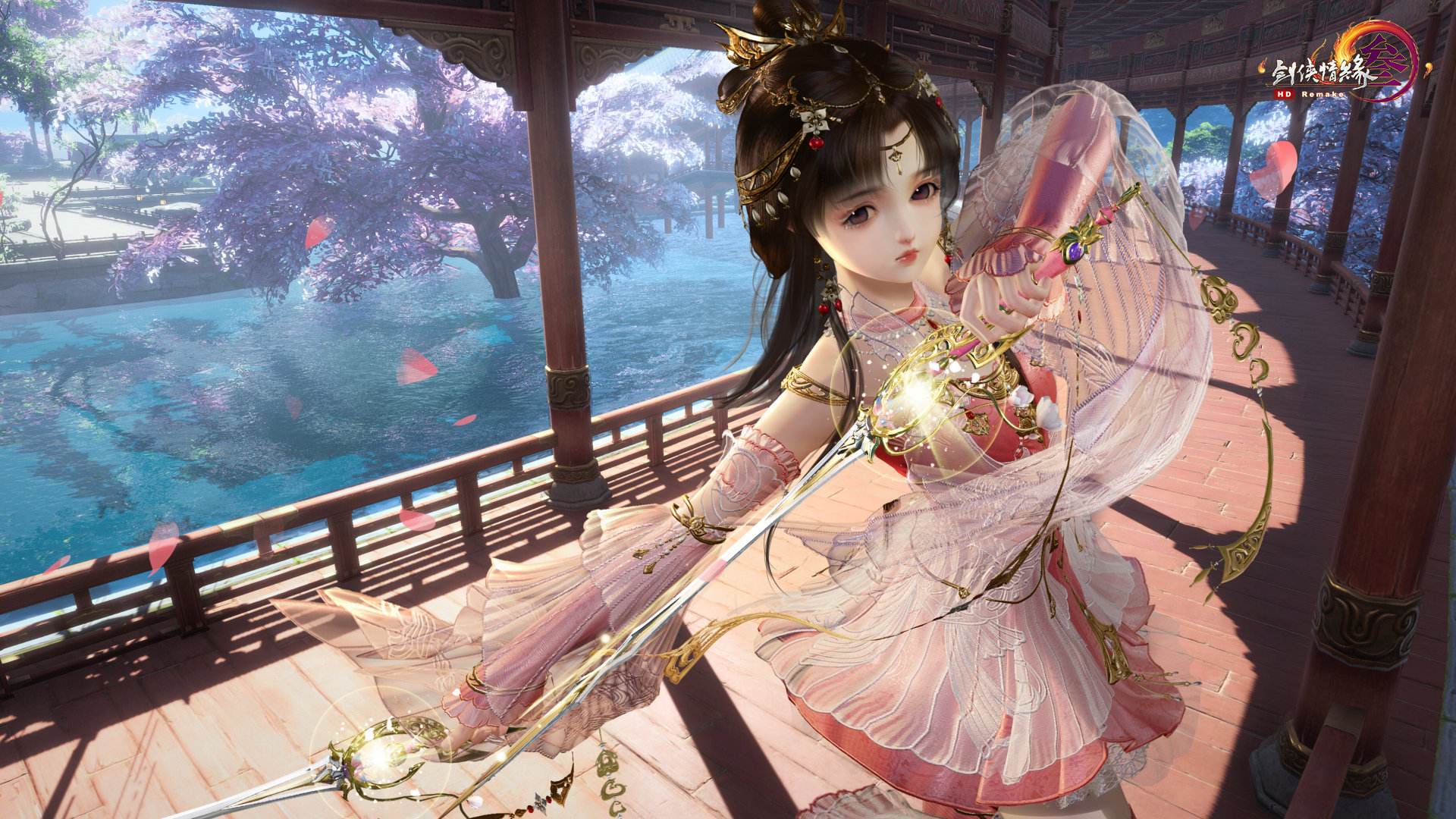 剑三全门派110级小橙武高清原画壁纸送上