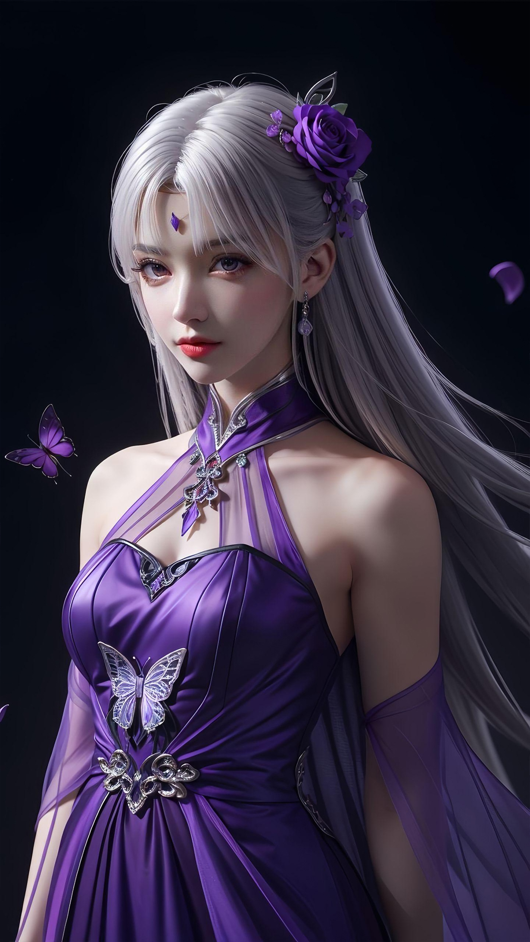 《斗破苍穹》小医仙ai精美手机壁纸:创立毒宗,绰号天毒女