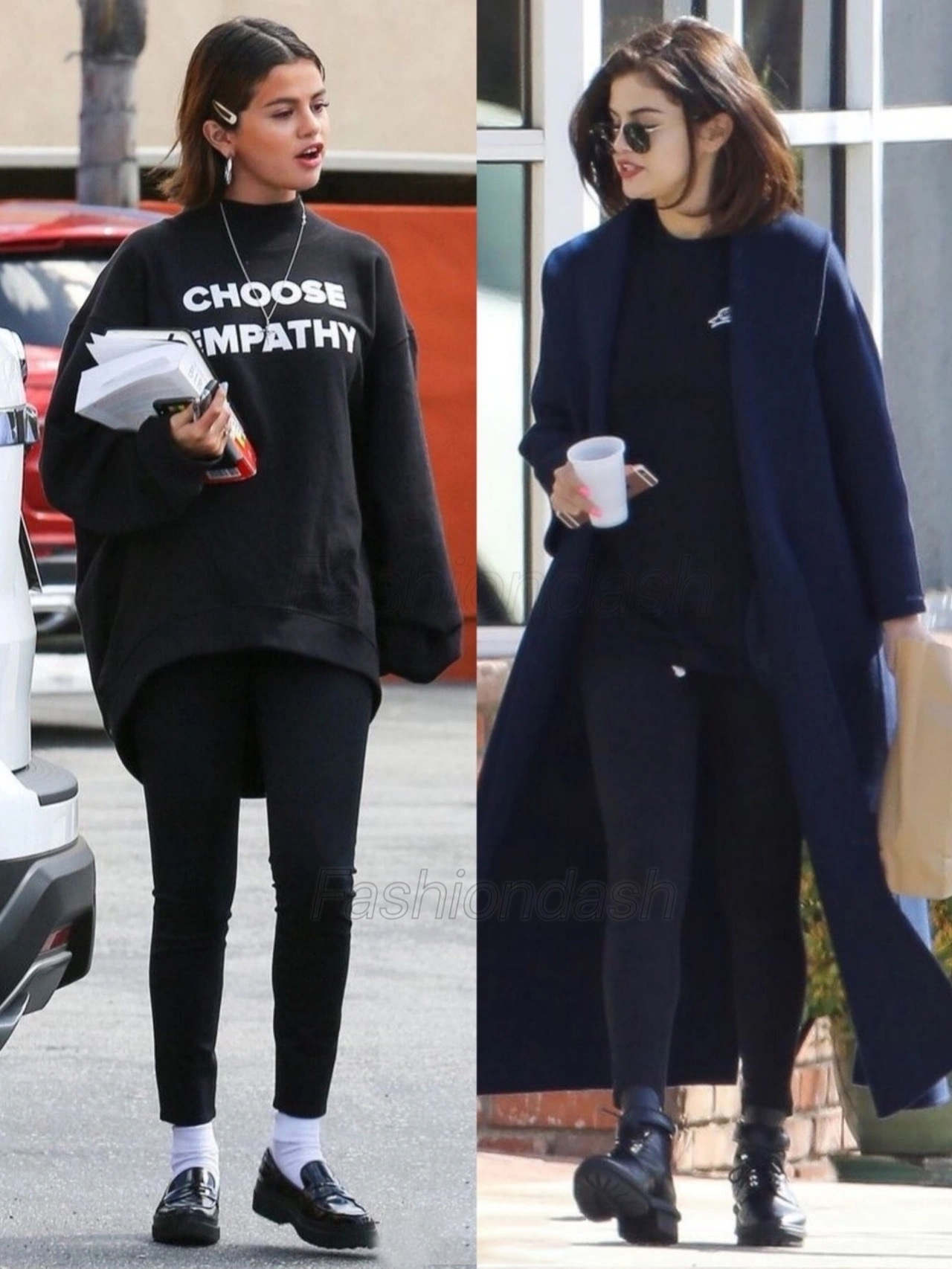 时尚博主赛琳娜秋冬街拍合集!美式少女的日常穿搭,优雅超有范