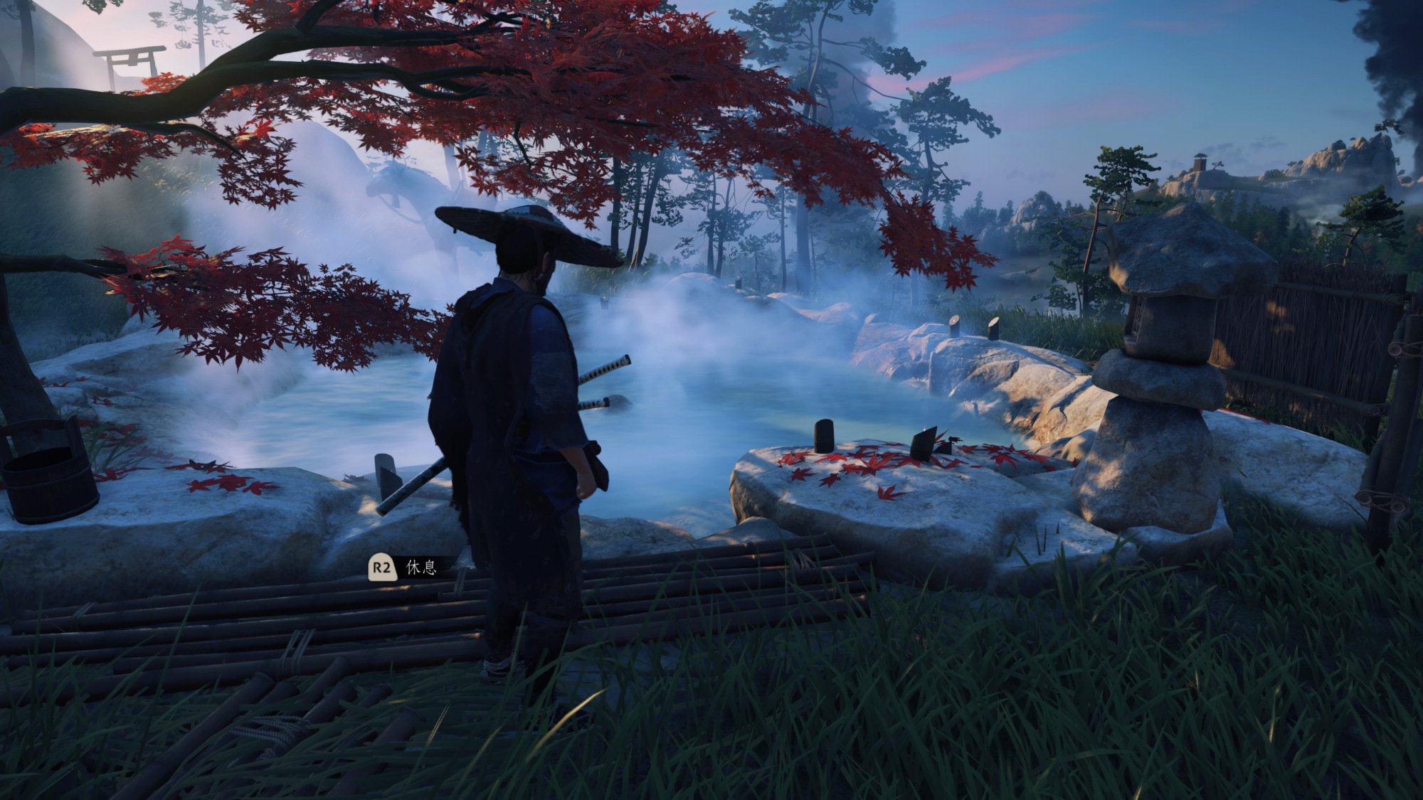 游戏中的绝美景色——对马岛