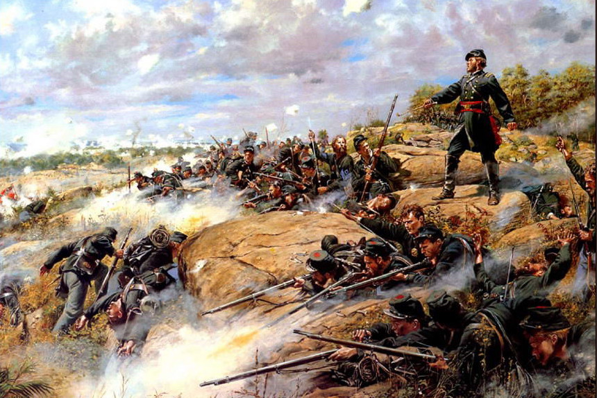 画笔上的"南北战争",还原"那个时候"老美内战的一些细节!