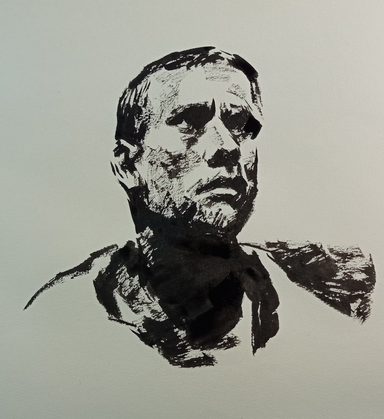 速写,头像素描,头像多角度习作