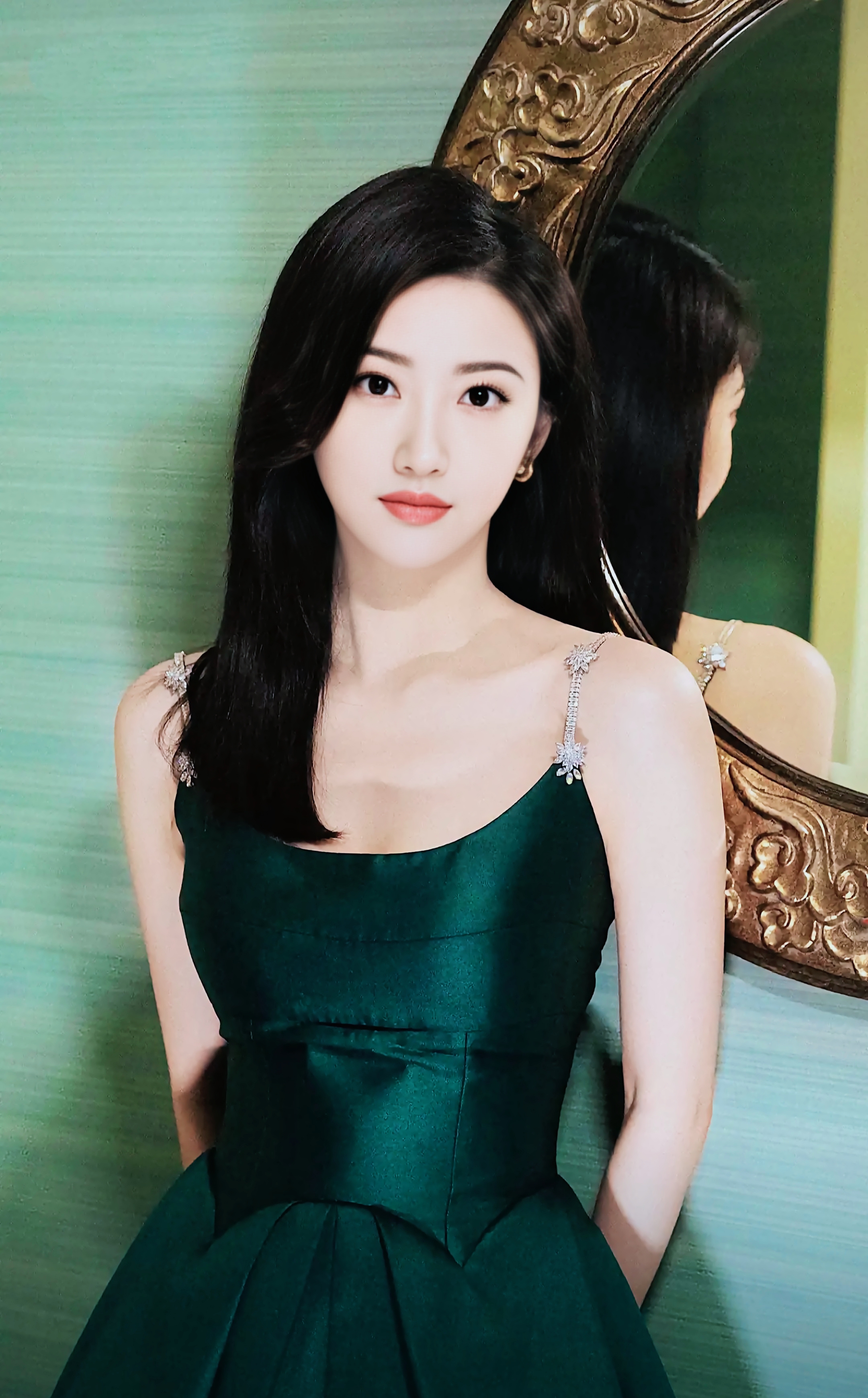 长相甜美的女明星景甜