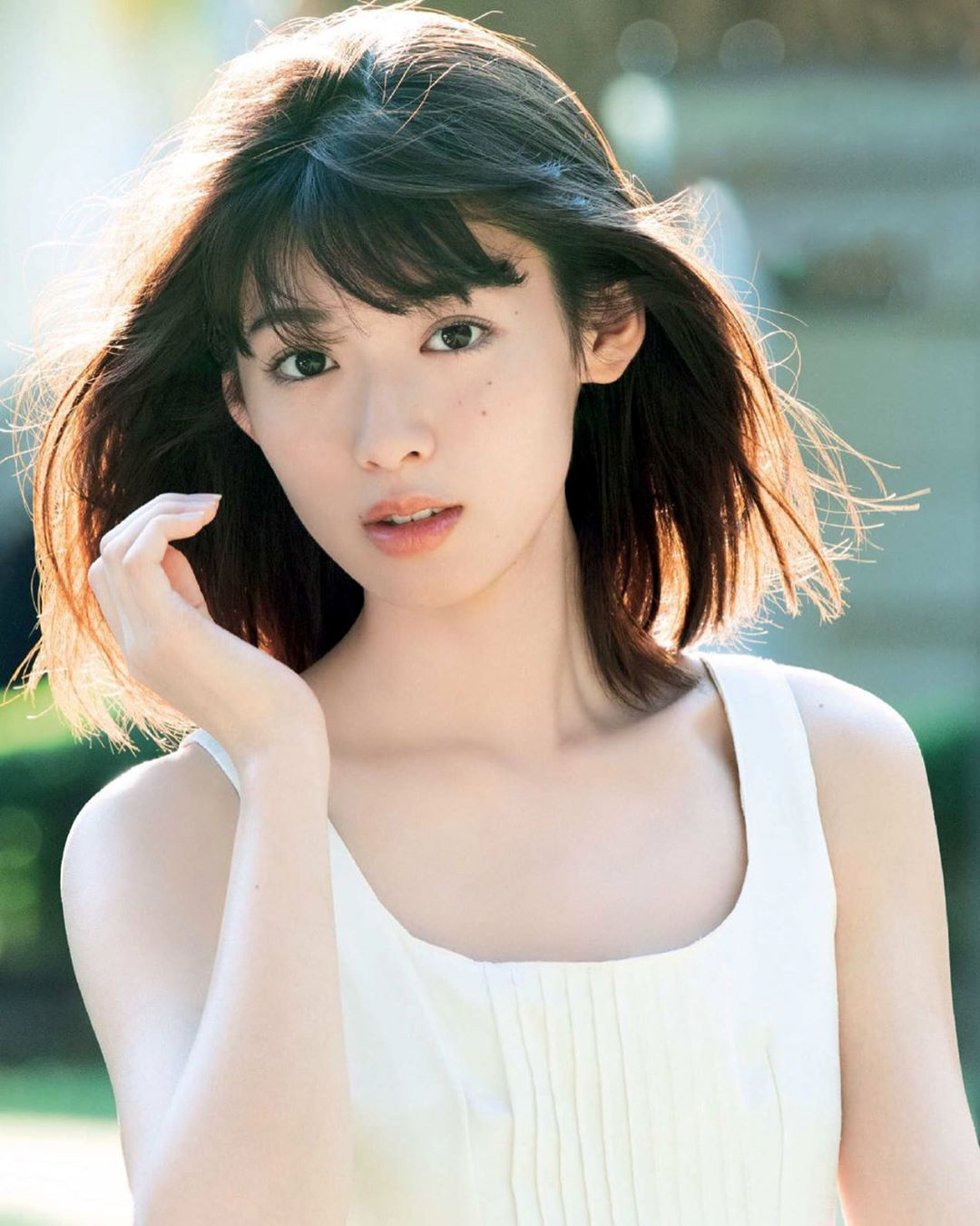 写真图集;白石圣,一袭白衣美到绝伦