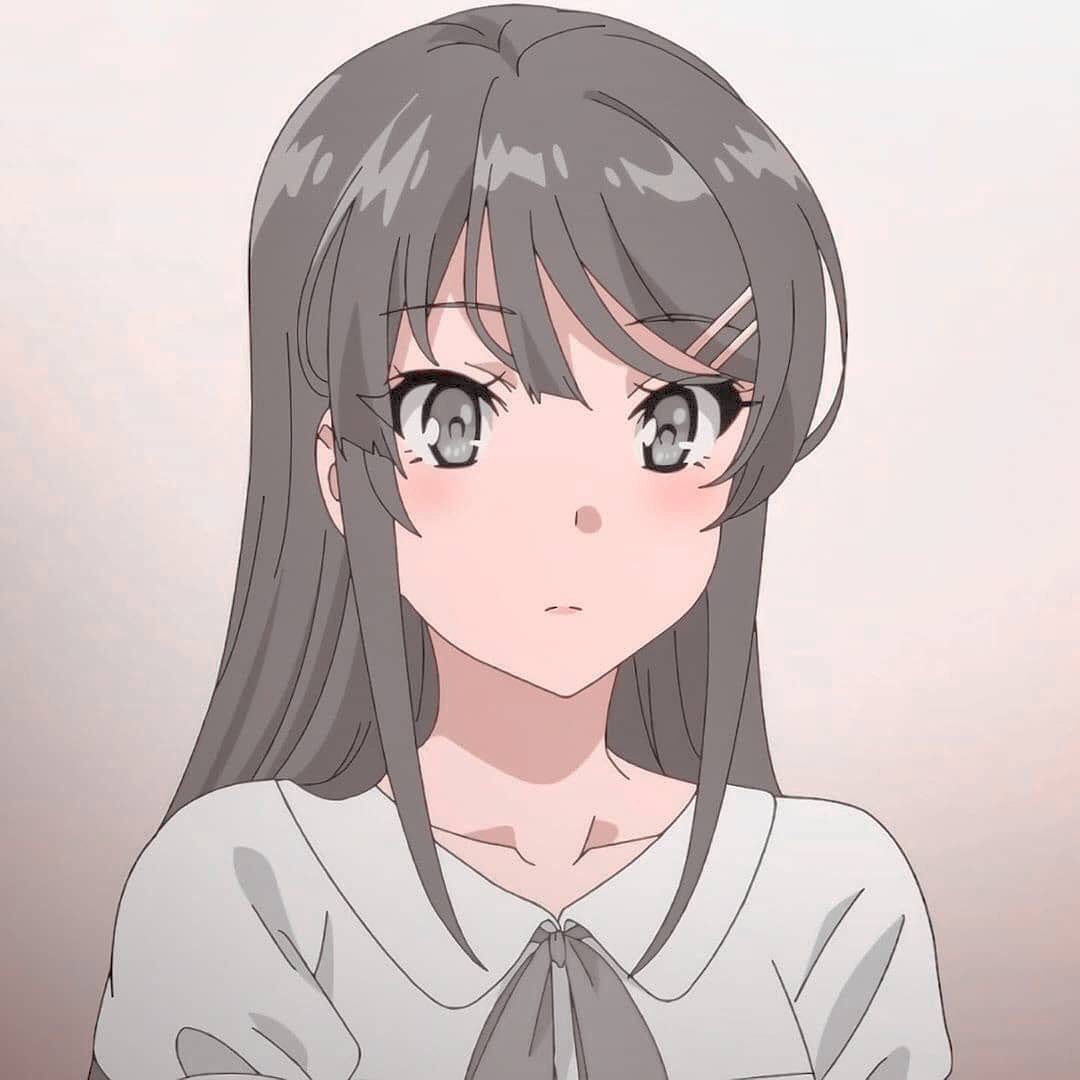 「第71期」动漫女头:樱岛麻衣无水印女生头像