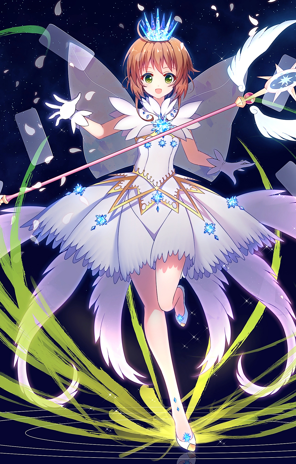 百变小樱高清手机壁纸分享,童年经典动漫角色,总有回忆触发感动