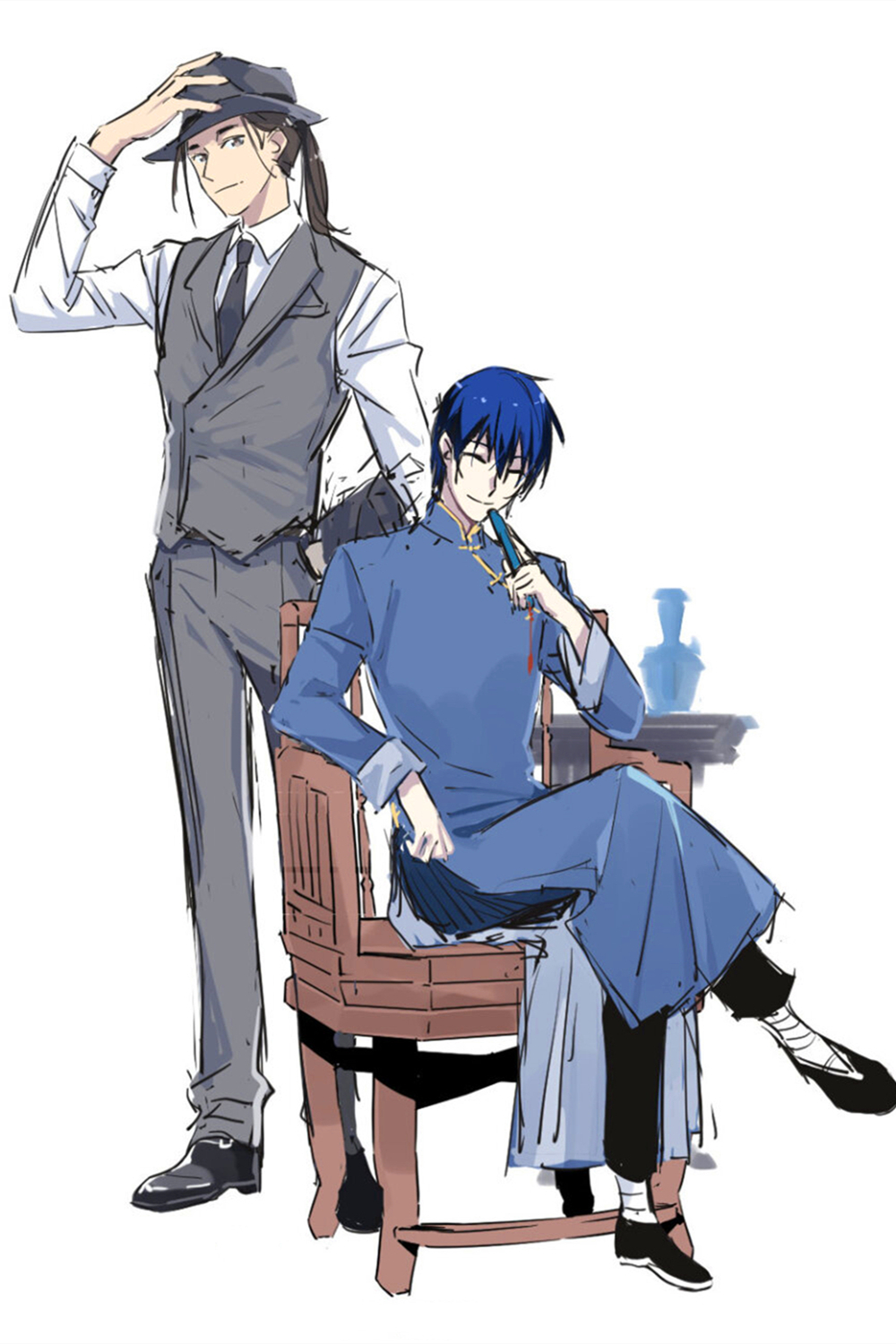 一人之下系列之也青cp精美插画图集!相知在急难,独好亦何益