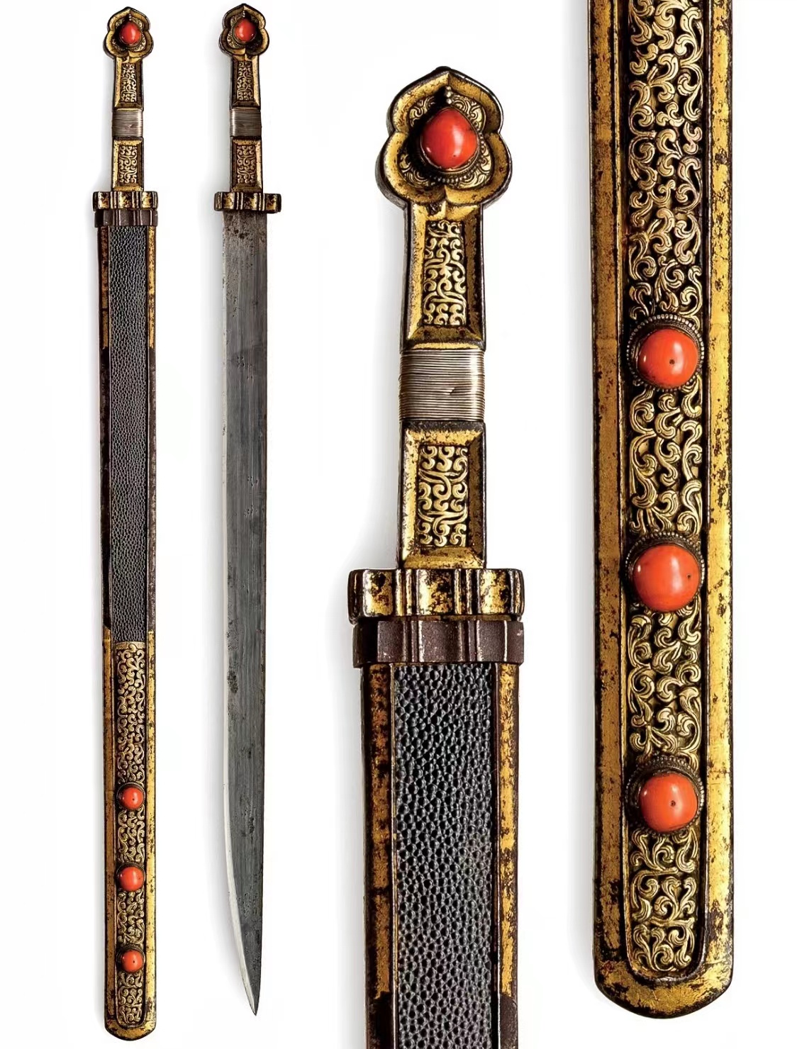 明 西藏安多佩刀