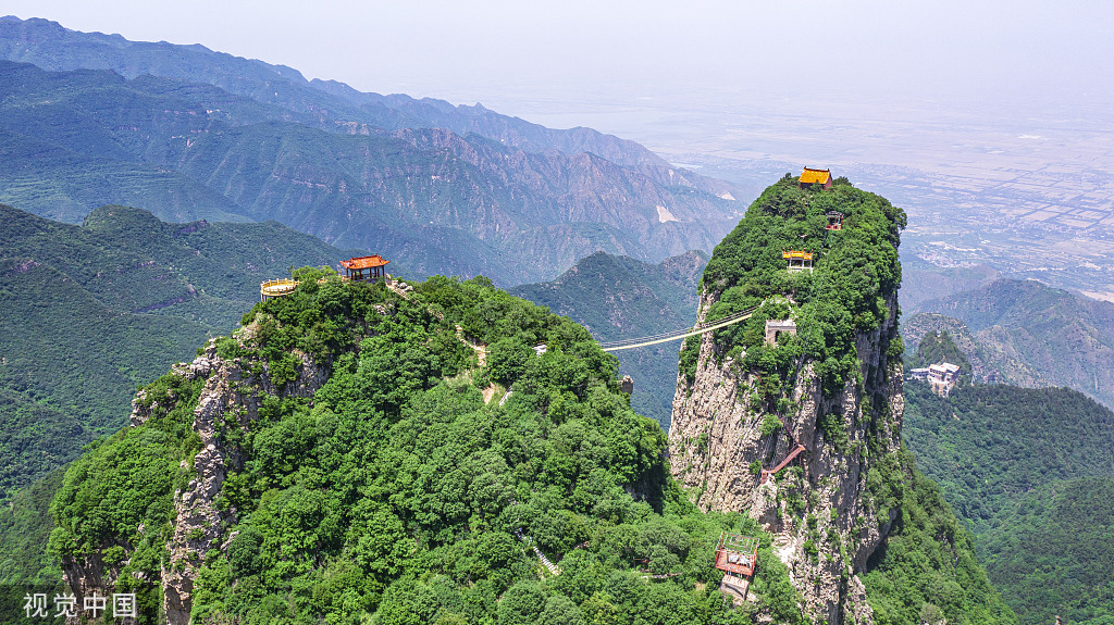 山西运城:寺院林立的五老峰