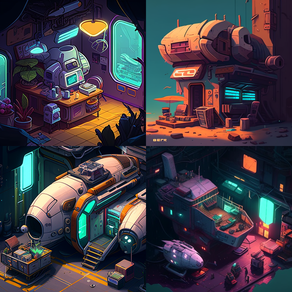 ai合成的游戏概念图,一起来欣赏吧——第1期