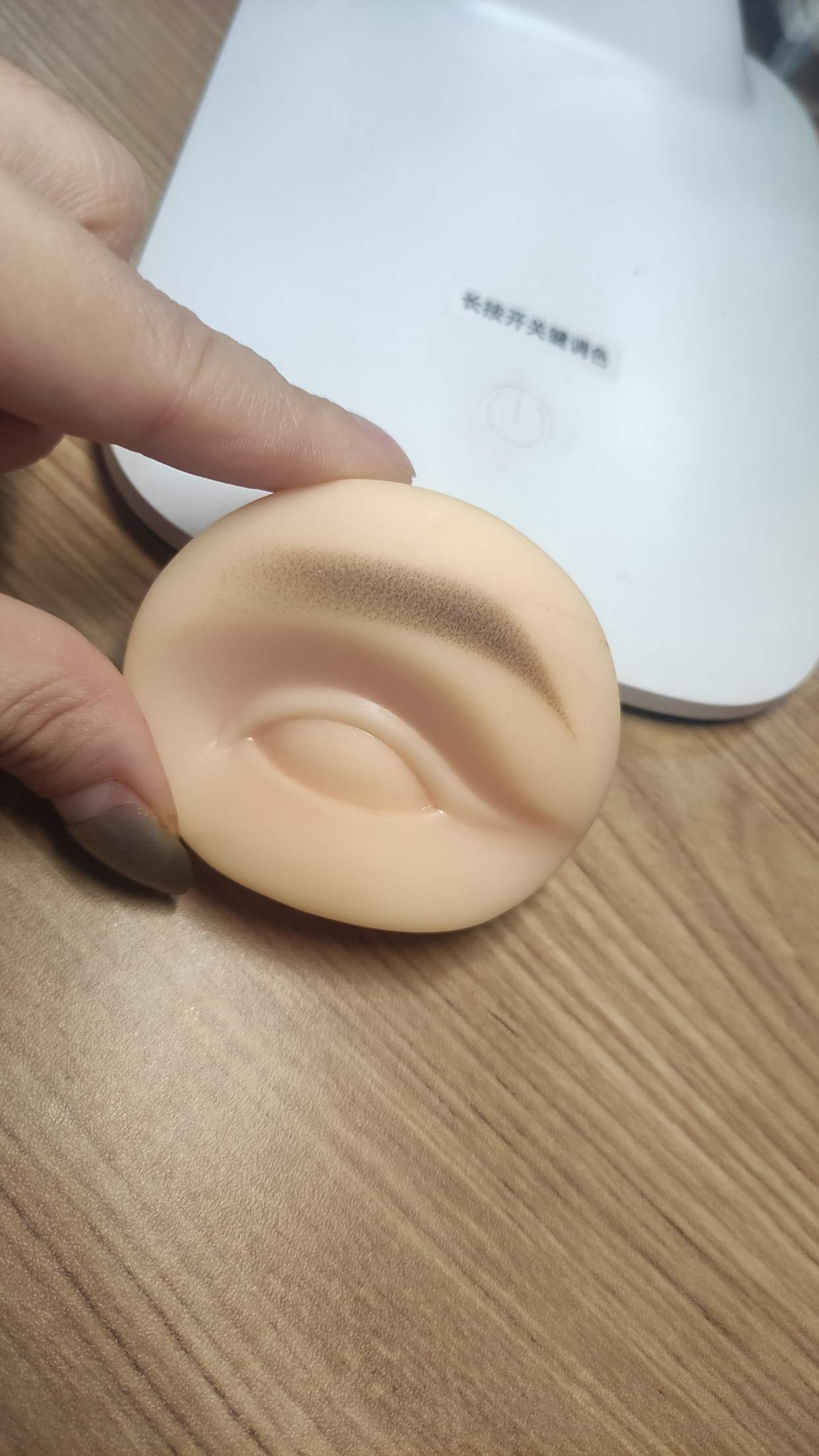 十九匠纹绣-眉眼唇仿皮作品