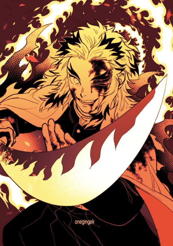 鬼灭之刃狱杏寿郎手机动漫壁纸