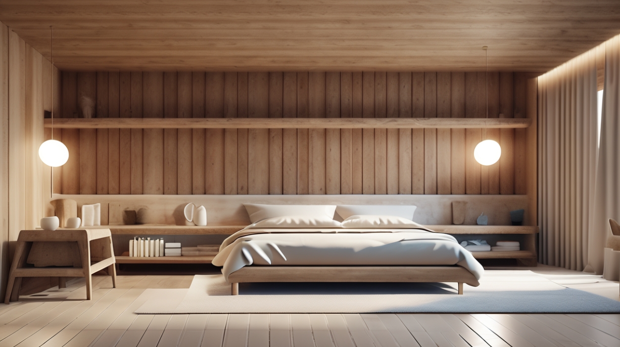 极简原木风室内图风格分享