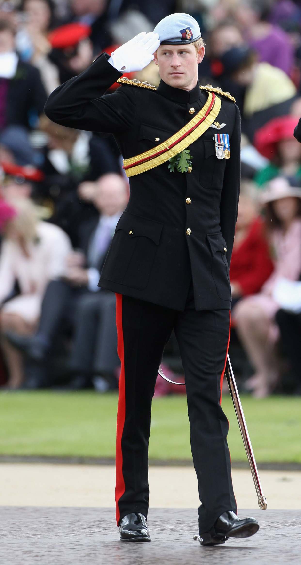 英国哈里王子戎装照