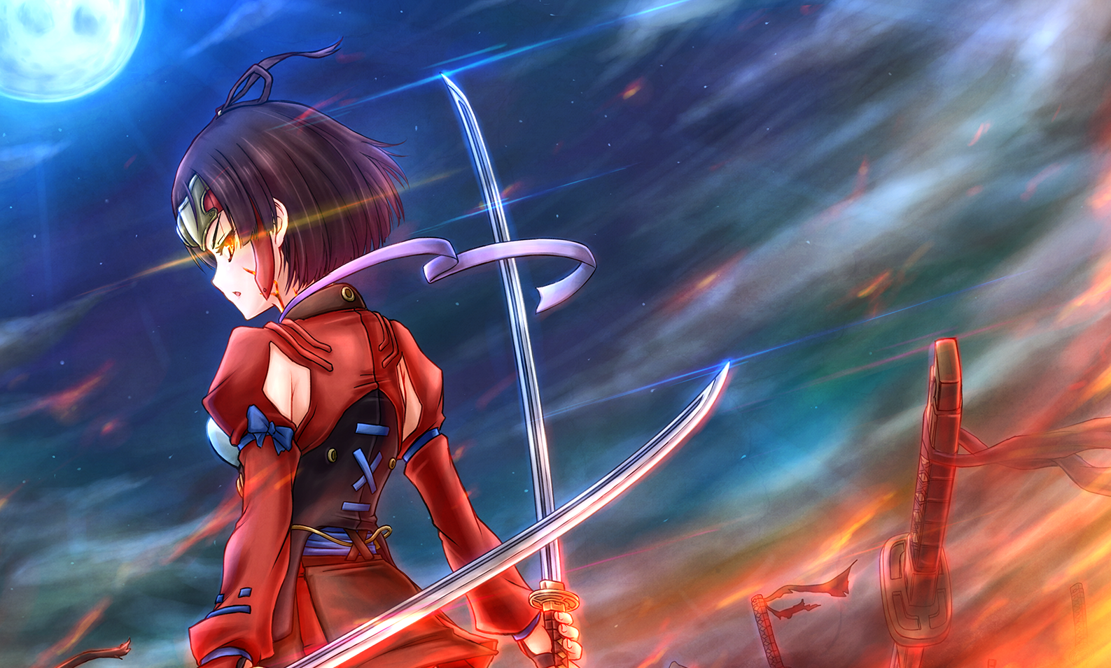 日本现代时尚动画剧《甲铁城的卡巴内瑞》的精彩高清插画壁纸分享