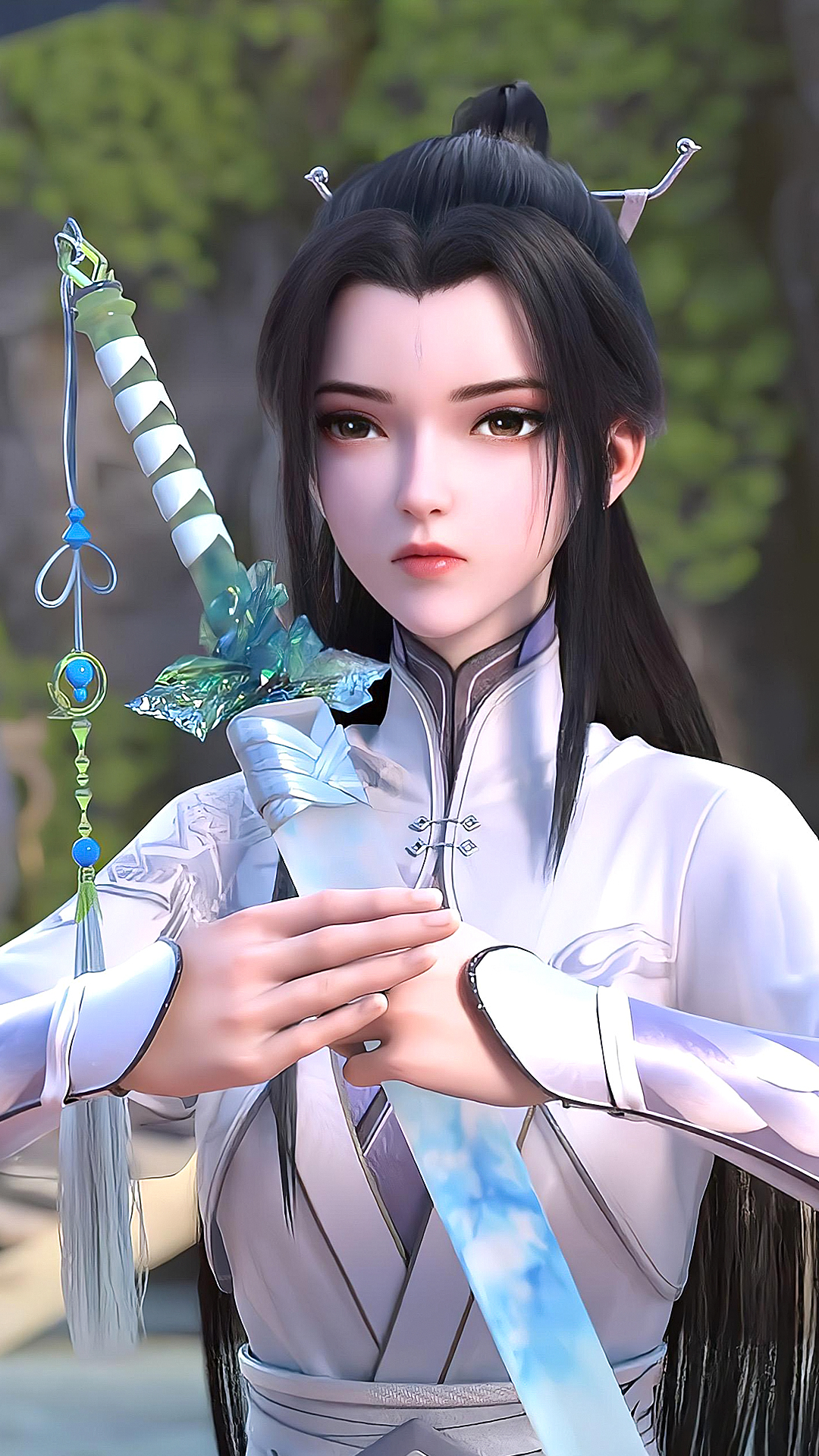 《诛仙》陆雪琪手机壁纸:十年舞剑意难断,再见鬼厉泛相思